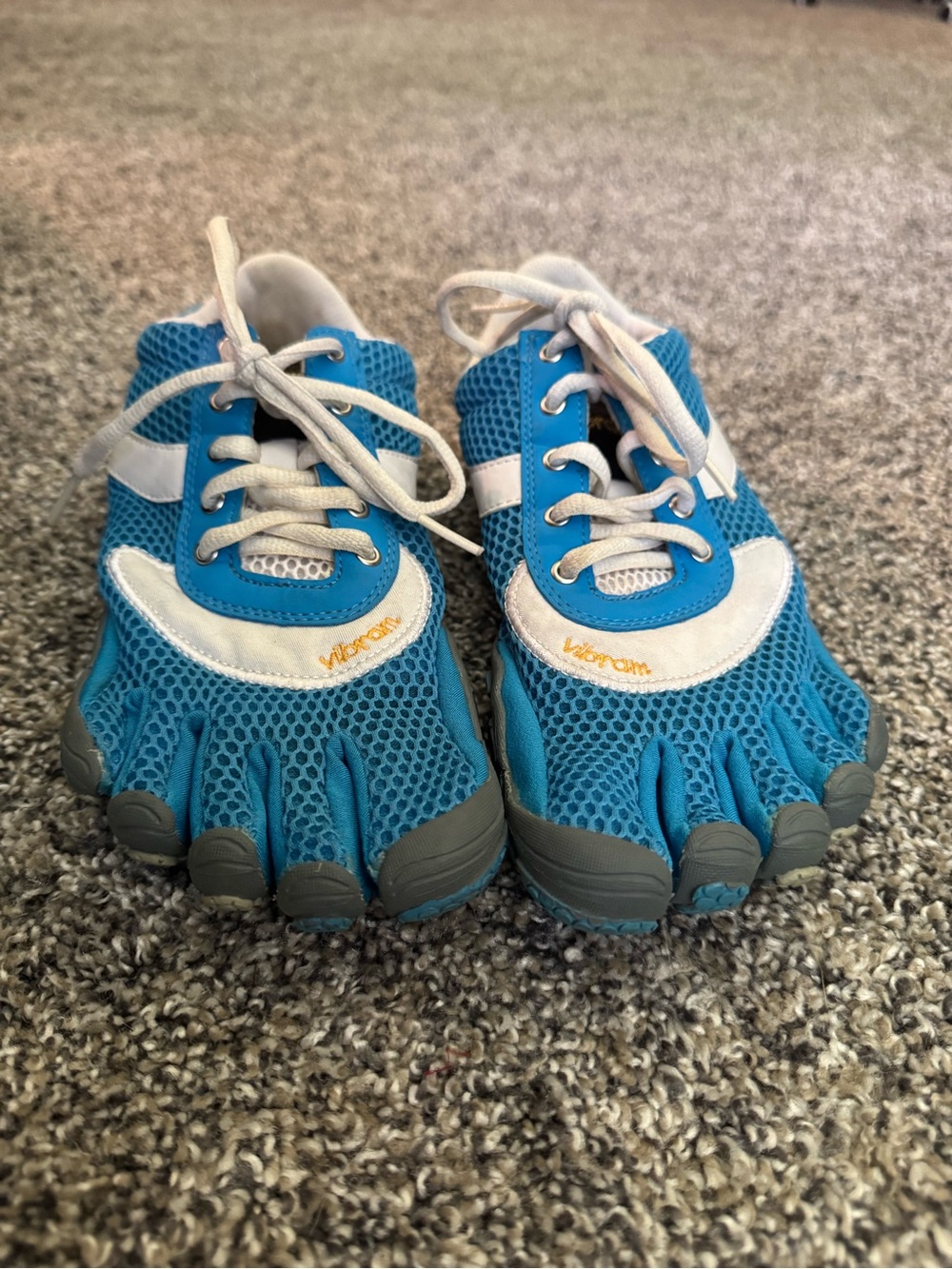Vibram FiveFingers Speed Shoes Womens 9-9.5 W 40 Blue Minimalist